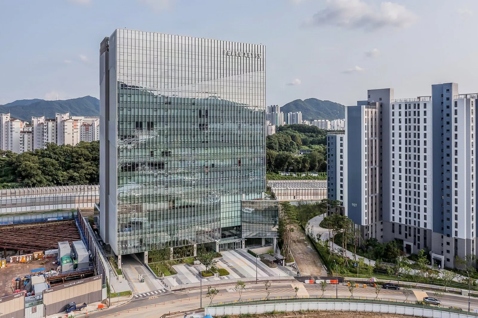 펄어비스 사옥 전경 조망